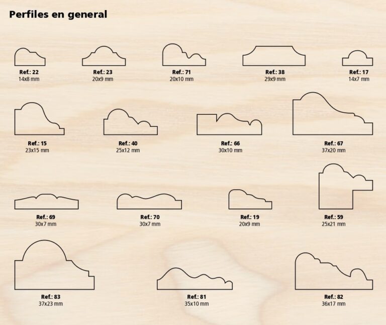 Molduritas de madera